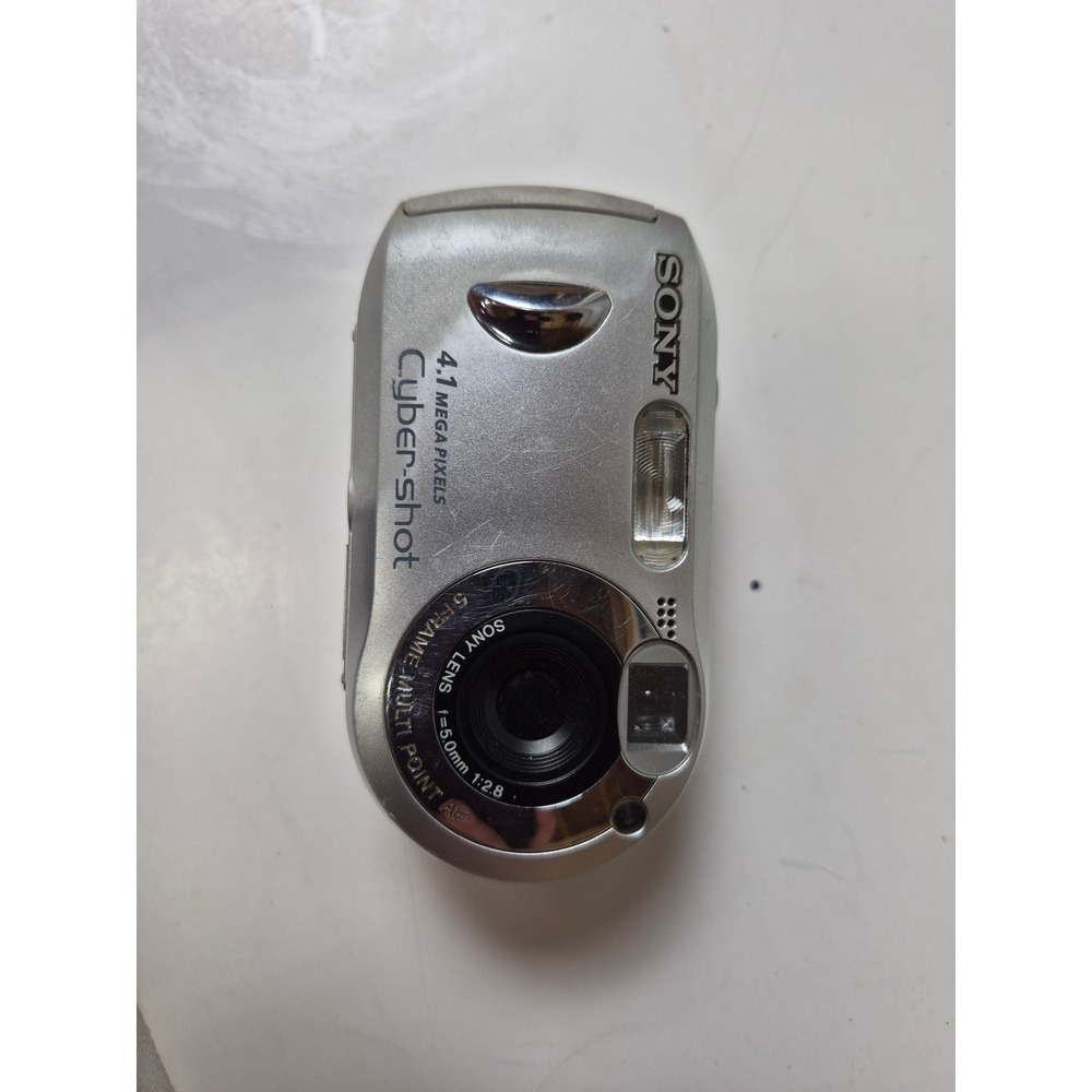 Sony Cyber-shot DSC-P41 4.1MP Digital Camera Silver Point and Shoot MPEG Movie